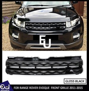 RRANGEROVEREVOQUEDYNAMICPRESTIGEPUREFRONTGRILLE2011-2015GLOSSBLACK