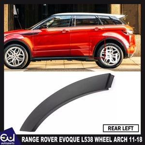 RRANGEROVEREVOQUEL538LEFTREARWHEELARCHDOORMOULDINGFRONTTRIM11-18