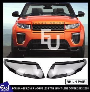 RRANGEROVEREVOQUEL538LEFTRIGHTPAIRHEADLIGHTLENSCOVERLAMP2012-2018