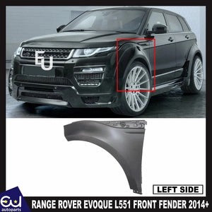 RRANGEROVEREVOQUEL551FENDERPANELFRONTLEFTPASSENGERSIDEWING2018+