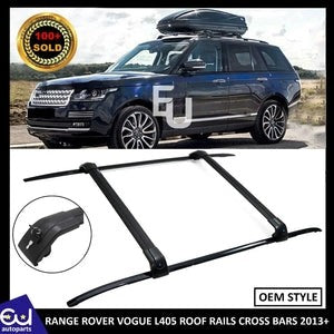 RRANGEROVERL405BLACKROOFRAILSCROSSBARSKITOEMSTYLE2013+NEWVOGUE