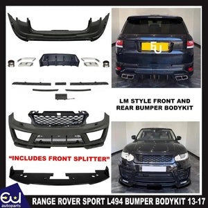 RRANGEROVERSPORTL49413-17LMBODYKITFRONTREARBUMPERSPLITTERGRILL