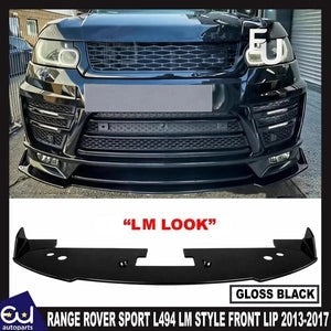 RRANGEROVERSPORTL49413–17LMSTYLEFRONTBUMPERSPLITTERLIPSPOILER