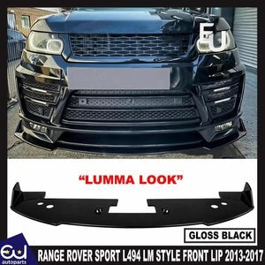 RRANGEROVERSPORTL49413–17LUMMASTYLEFRONTBUMPERSPLITTERLIPSPOILER
