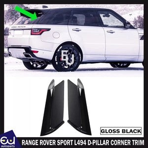 RRANGEROVERSPORTL494D-PILLARREARLH+RHSIDECORNERTRIMPANELBLACK14+