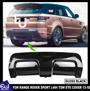 RRANGEROVERSPORTL494GLOSSBLACKREARBUMPERDIFFUSEREYECOVER2013-2018