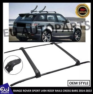RRANGEROVERSPORTL494ROOFRAILSCROSSBARSKITBLACKRACKOEMFIT2013+