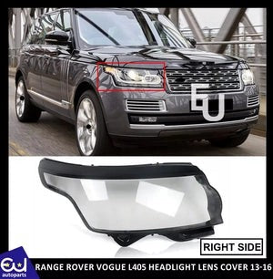 RRANGEROVERVOGUEL405RIGHTDRIVERSIDEHEADLIGHTLENSCOVERLAMP13-2016