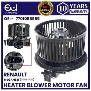 RRENAULTMEGANEMK202-ONHEATERBLOWERMOTORFANWITHAIRCONAC7701056965