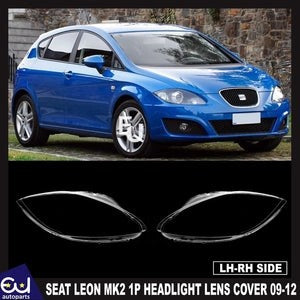 RSEATLEONMK21PCLEARHEADLIGHTCOVERLENSSHELLLAMPSHADEPAIRFRONT09-12
