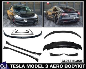 RTESLAMODEL3AEROKITFRONTSPLITTERREARDIFFUSERSKIRTBODYKITBODYKIT