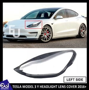 RTESLAMODEL3YHEADLIGHTLENSHEADLAMPCOVERLEFTPASSENGERSIDE2016+ON