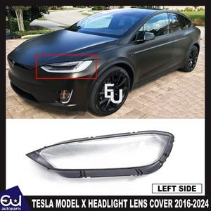 RTESLAMODELXLEFTPASSENGERHEADLIGHTCLEARLENSCOVERLAMPHOUSING16-24