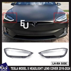 RTESLAMODELXLEFTRIGHTPAIRHEADLIGHTCLEARLENSCOVERLAMPHOUSING16-24