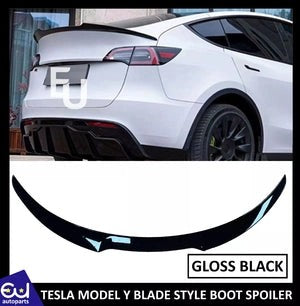 RTESLAMODELYM4STYLEREARBOOTSPOILERWINGSTRUNKLIPTAILWINGGLOSS