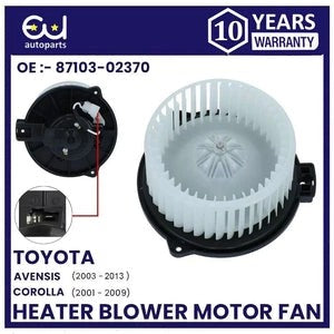 RTOYOTAAVENSISCOROLLAMATRIX2003-2008HEATERBLOWERMOTORQUALITY172958