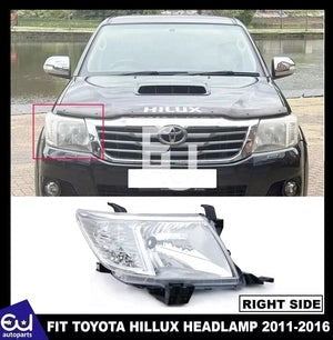RTOYOTAHILUX2011-2016FRONTCHROMEHEADLIGHTHEADLAMPRIGHTPASSENGERSIDE