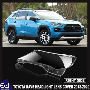 RTOYOTARAV5CLEARHEADLIGHTLENSSHELLLAMPSHADERIGHTDRIVERSIDE2018-2020