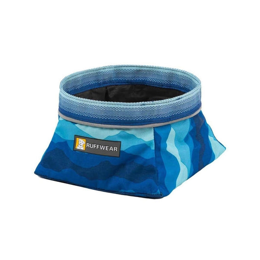 RuffwearQuencherDogBowlwithCoastalMountainsPrint(Medium)