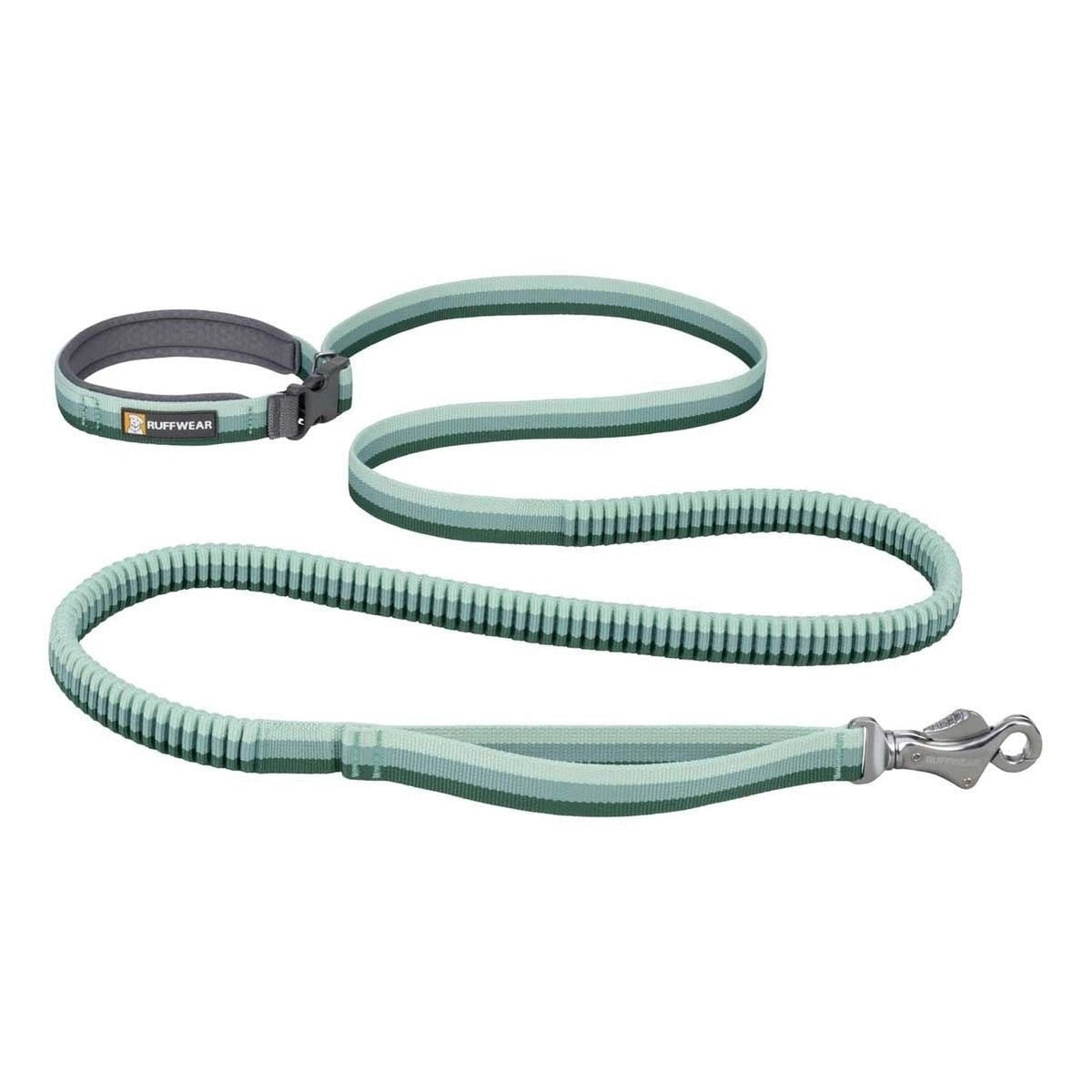 RuffwearRoamerBungeeDogRunningLeadRiverRockGreen(2.2-3.4m)