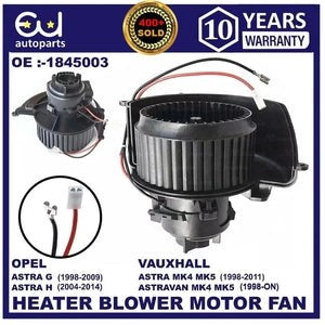 RVAUXHALLASTRAGMK4ASTRAHMK5HEATERBLOWERMOTORFANRHD1998-2014