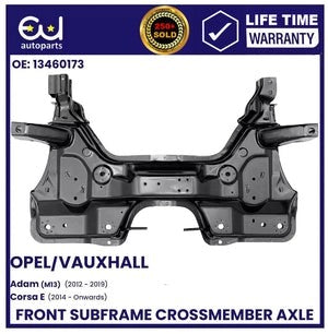 RVAUXHALLCORSAEADAM12-1913460173FRONTSUBFRAMECROSSMEMBERAXLECARRIER