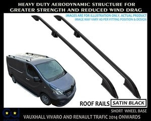 RVIVAROTRAFIC2014-18ROOFRACKRAILSSWBSATINBLACKOEQUALITY