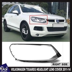 RVOLKSWAGENTOUAREG7PHEADLIGHTLENSCOVERLAMPRIGHTDRIVERSIDE2011-2014