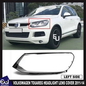 RVOLKSWAGENTOUAREGHEADLIGHTLENSCOVERLAMPLEFTPASSENGERSIDE2011-2014