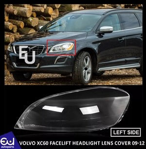 RVOLVOXC602009-12LCIFRONTHEADLIGHTLAMPLENSCOVERLEFTPASSENGERSIDE