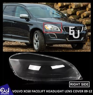 RVOLVOXC602009-12LCIFRONTHEADLIGHTLAMPLENSCOVERRIGHTDRIVERSIDE