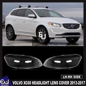 RVOLVOXC602013-17LCIFRONTHEADLIGHTLAMPLENSCOVERLEFTRIGHTSIDEPAIR