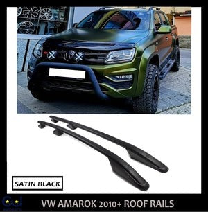 RVWAMAROKROOFRAILSROOFRACKCROSSBARSSATINBLACKOEMQUALITY2010+