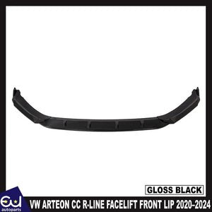 RVWARTEONCCR-LINEFACELIFTFRONTBUMPERLIPSPLITTERGLOSSBLACK2020–2024