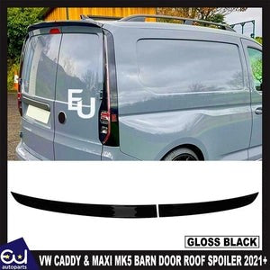 RVWCADDY&MAXIMK52021+SPORTLINEREARSPOILERLIPBARNDOORGLOSSBLACK