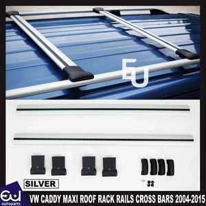 RVWCADDYMAXIROOFRACKRAILSCROSSBARSLWBSILVER2004-2015