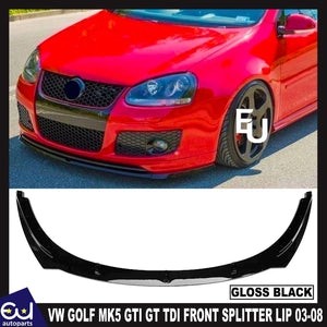 RVWGOLFMK5GTIGTTDIFRONTSPLITTERSPOILERLIPGLOSSBLACK2003-2008