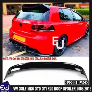 RVWGOLFMK6GTDGTIR20RREARBOOTROOFSPOILERWINGGLOSSBLACK2008-2013