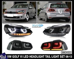 RVWGOLFMK6LEDHEADLIGHTSMOKEDREARTAILLIGHTSLAMPSET08-13SEQUENTIAL