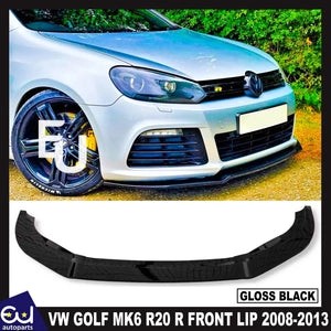 RVWGOLFMK6R20RFRONTSPLITTERSPOILERLIPBODYKITBUMPERGLOSSBLK08-13