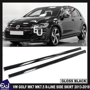 RVWGOLFMK7MK7.5R-LINE2013-2018GTIGTDSTYLESIDESKIRTEXTENTIONGLOSS