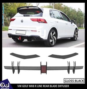 RVWGOLFMK8RLINEREARBLADEDIFFUSERSIDESPLITTERSWITHLEDSPOILERKIT