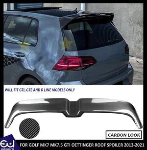 RVWGOLFRGTDGTIOETTINGERSTYLECARBONLOOKREARROOFSPOILERMK7MK7.5