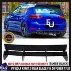 RVWGOLFRMK7.5REARBLADEFINDIFFUSERBUMPERSPOILERGLOSSBLACK17-20