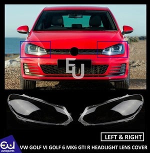 RVWGOLFVIGOLF6MK6GTIR09-12PAIRHEADLIGHTHEADLAMPCLEARLENSCOVER