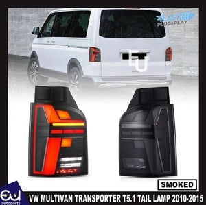 RVWMULTIVANTRANSPORTERT5T5.1SMOKEDLEDREARTAILLIGHTSLAMPW/ANIMATION