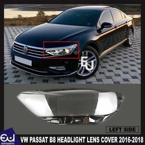 RVWPASSATB8FRONTLEFTPASSENGERCLEARHEADLIGHTLENSSHELLLAMPSHADE16-18