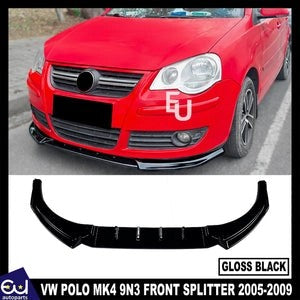RVWPOLOMK49N3GLOSSBLACKFRONTSPLITTERLIPSPOILERBODYKITLCI2005-2009