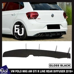 RVWPOLOMK6AWGTIRLINEREARBLADEFINDIFFUSERSPOILERGLOSSBLACK2018+