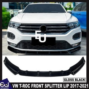 RVWT-ROCSESTANDARDFRONTBUMPERSPOILERLIPSPLITTERGLOSSBLACK2017-2021